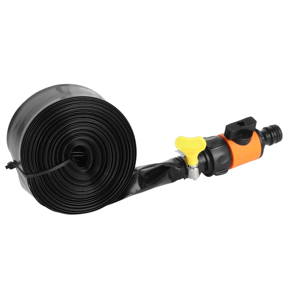 Rociador de agua de trampolín al aire libre PVC Naranja 15m M93860