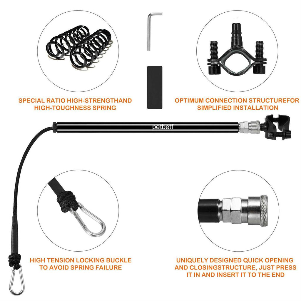 Dog Bike Leash with Quick Connect Mechanism W267