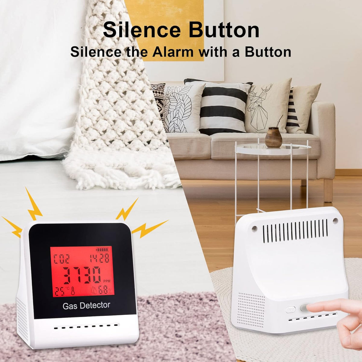 CO2 Detector Air Quality Monitor with NDIR Sensor O9442