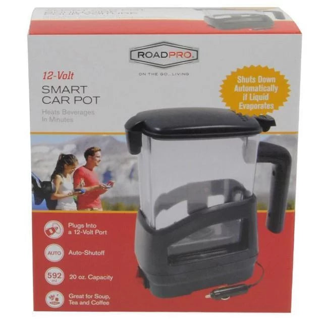12v 13.5-ounce Electric Hot Pot Travel Kettle S3439