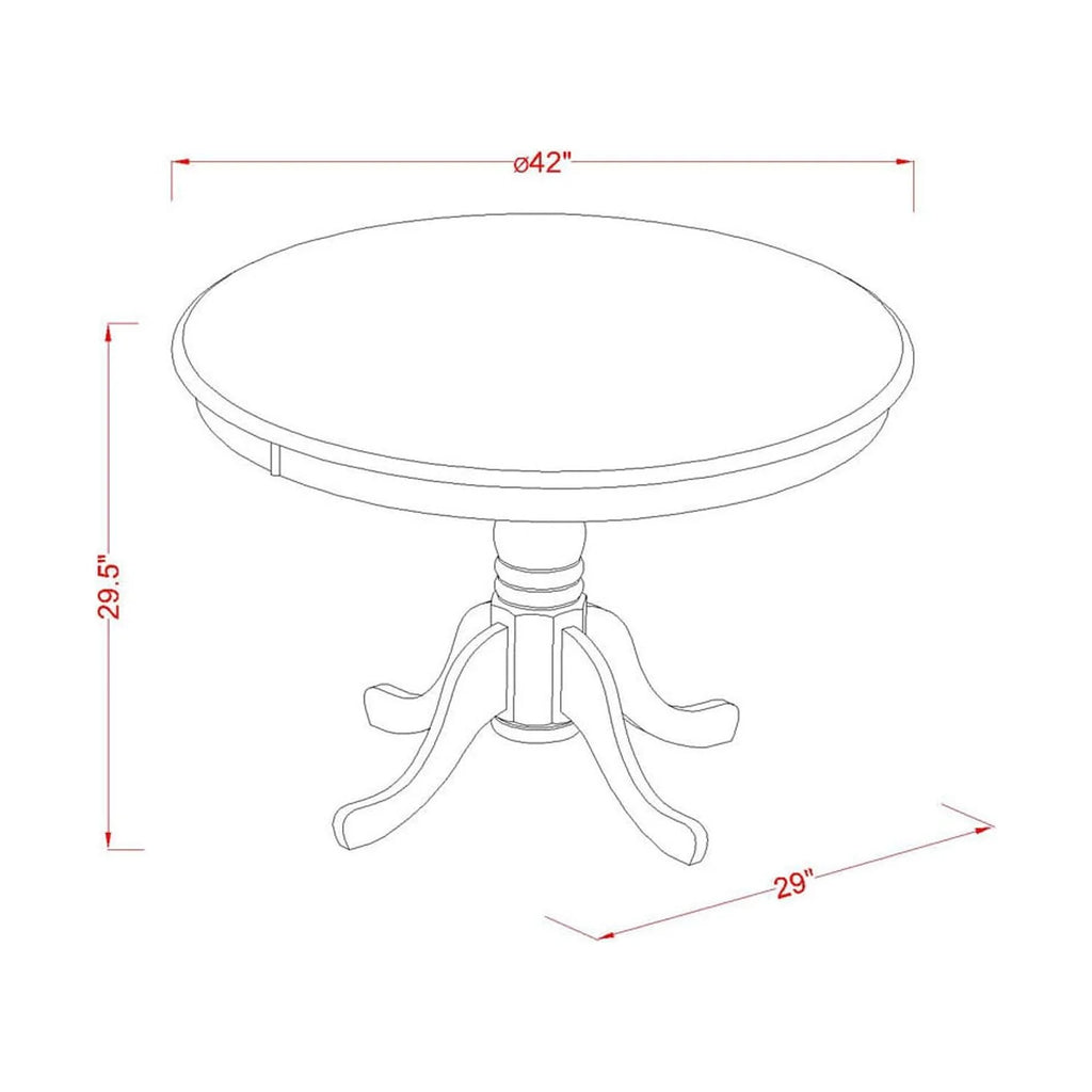 5-piece Wood Dining Set G1195