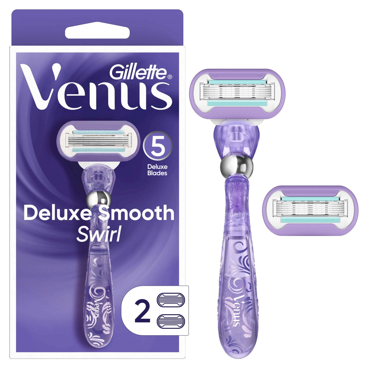 Women's Razor Handle with 2 Blade Refills Z35258