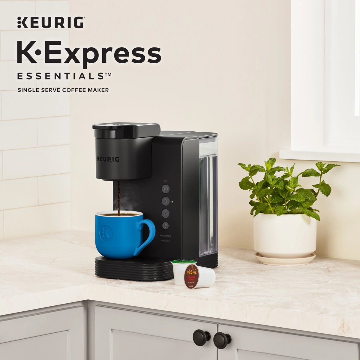 Black Single Serve K-Cup Pod Coffee Maker S1792