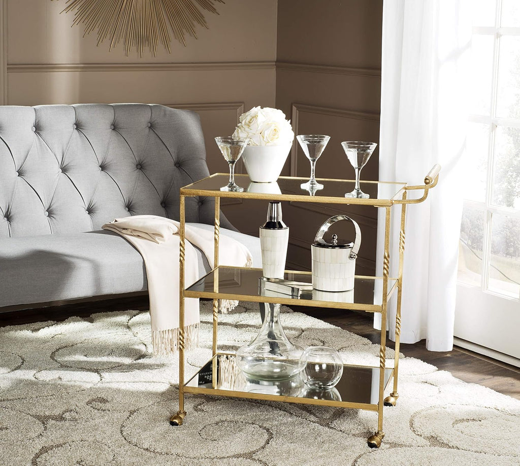 Silver Bar Cart D2286
