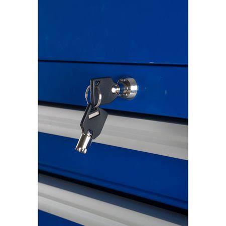 Blue 7 Drawer Side Cabinet R190018