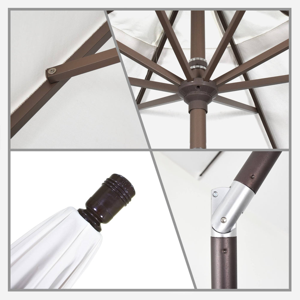 9 ft. Aluminum Auto Tilt Patio Umbrella W56116