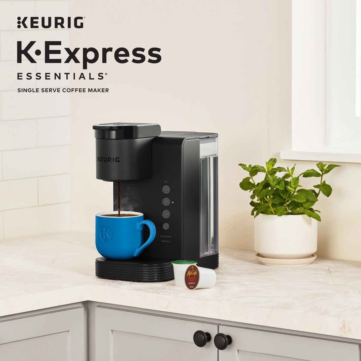Black Single Serve K-Cup Pod Coffee Maker S1792