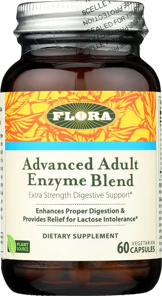 60 Vegetarian Capsules Enzyme Blend with Lactase S1694