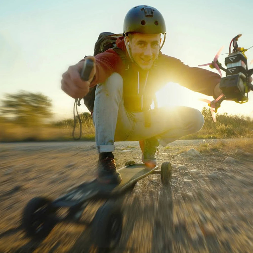 All-Terrain Electric Longboard with Remote, 28 Mph, 165 mm Wheels, 1500W Dual Motor, 38 Inch L239737