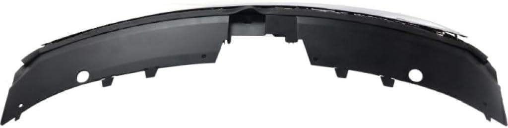 Primed Black Plastic Grille Assembly with Chrome Molding and Distance Sensor Hole Y46290