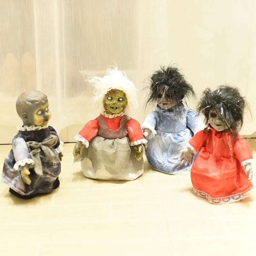 Scary Walking Ghost Doll with Light Up Eye Q3674