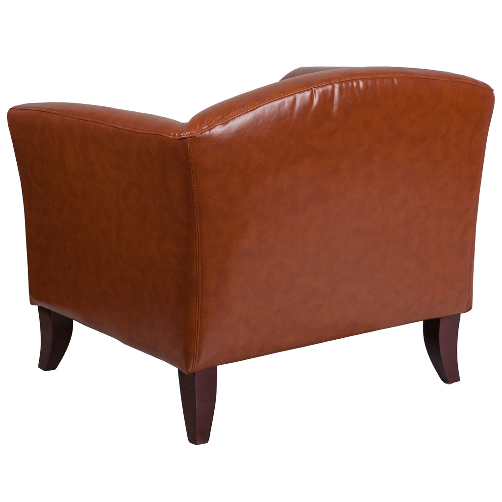 Cognac LeatherSoft Chair P30030