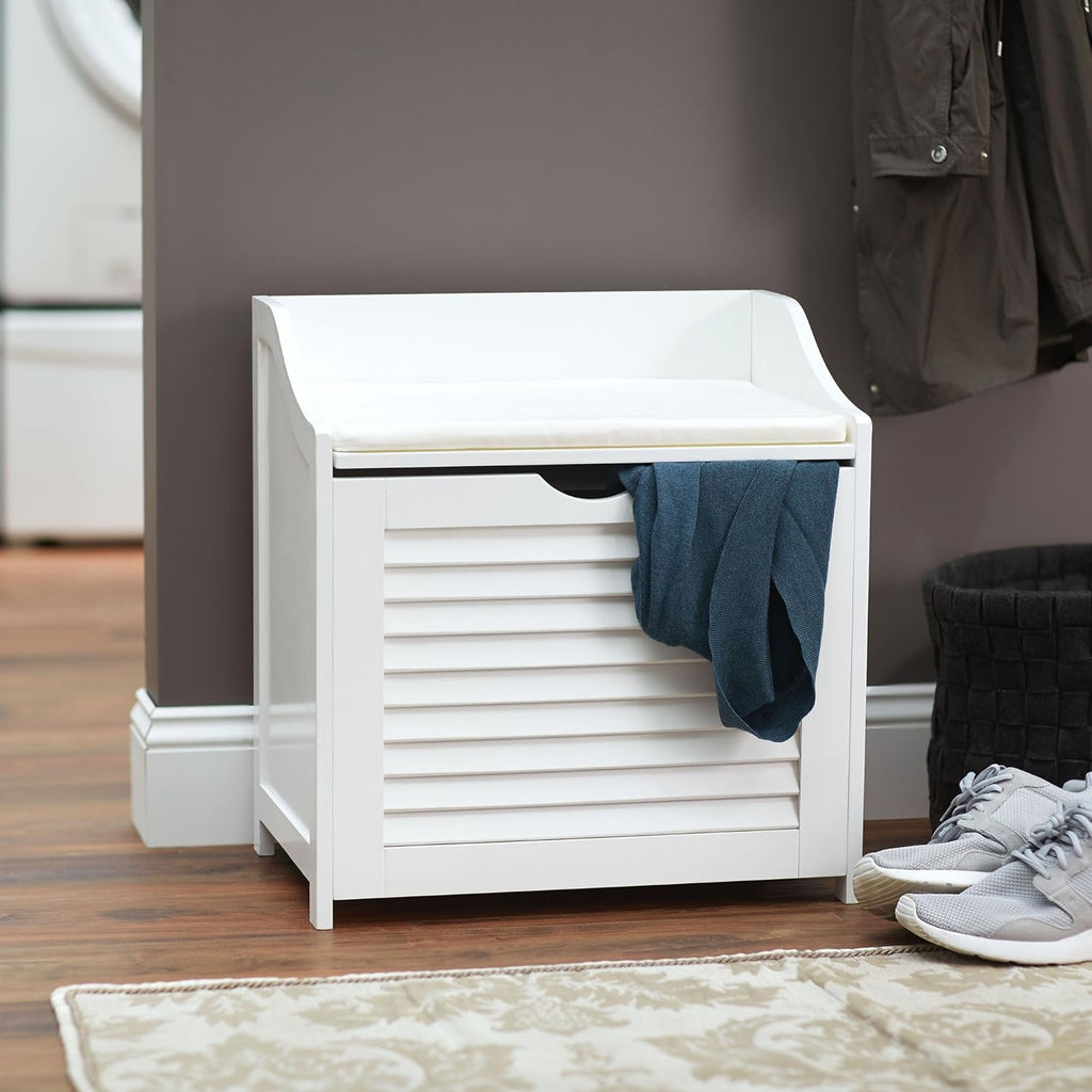 Single Load Hamper Cabinet Seat Q13005