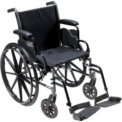 Light Weight Wheelchair with Flip Back Removable Desk Y63442