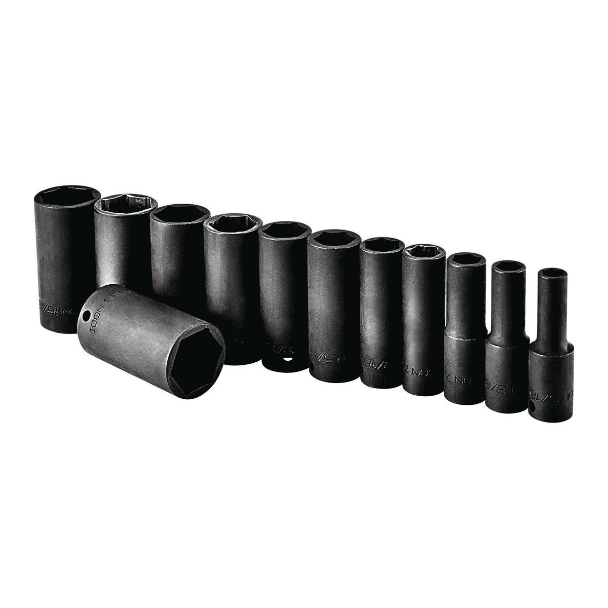 3/8 in. Drive SAE Deep Impact Socket Set, 12-Piece X3834