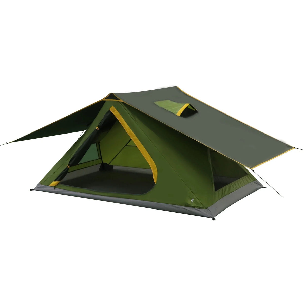 2-Person Pop up Instant Hub Tent, Green, 7.5 lbs I754