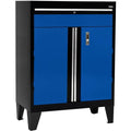 Black Modular System Base Storage Cabinet with Drawer W1870