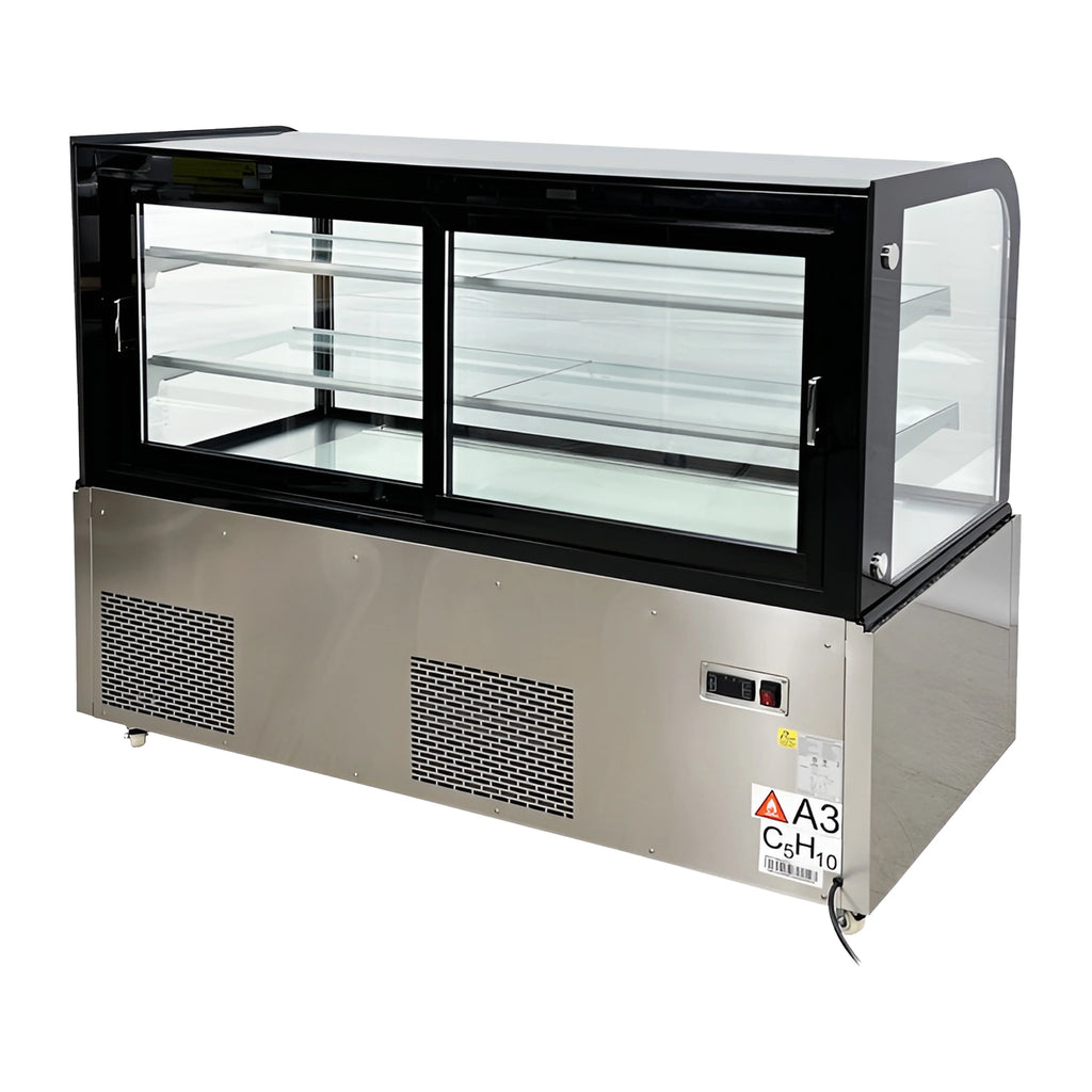 60 in. Double Tempered Glass Bakery Refrigerator Case 17.7 Cu. ft. I547602