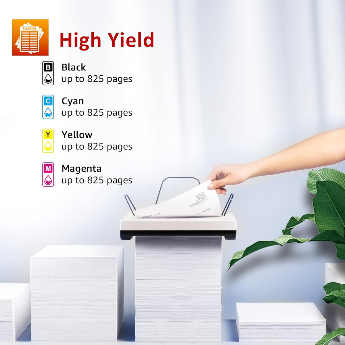 4 Pack Cyan Magenta Yellow Black Ink Cartridge Combo Pack for HP 910 XL D414
