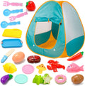 21 Pcs Pop Up Kids Play Tent Z139269