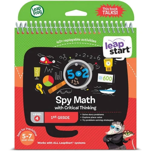 1st Grade Activity Book: Spy Math and Critical Thinking P494