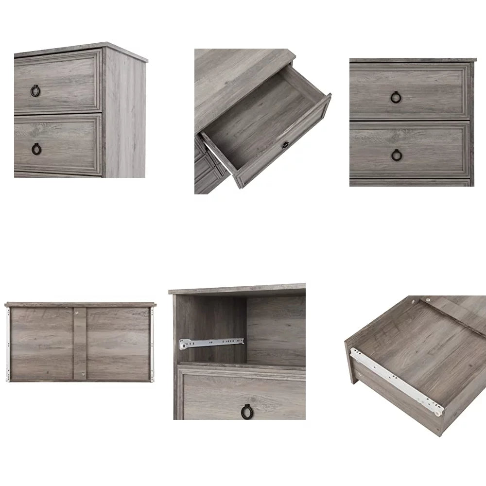 Gray 6 Drawer Dresser X784