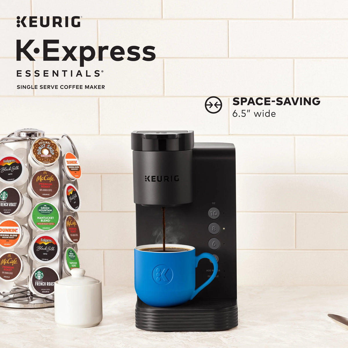 Black Single Serve K-Cup Pod Coffee Maker S1792