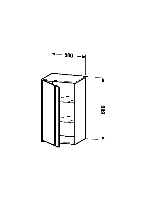 Semi Tall Cabinet C798
