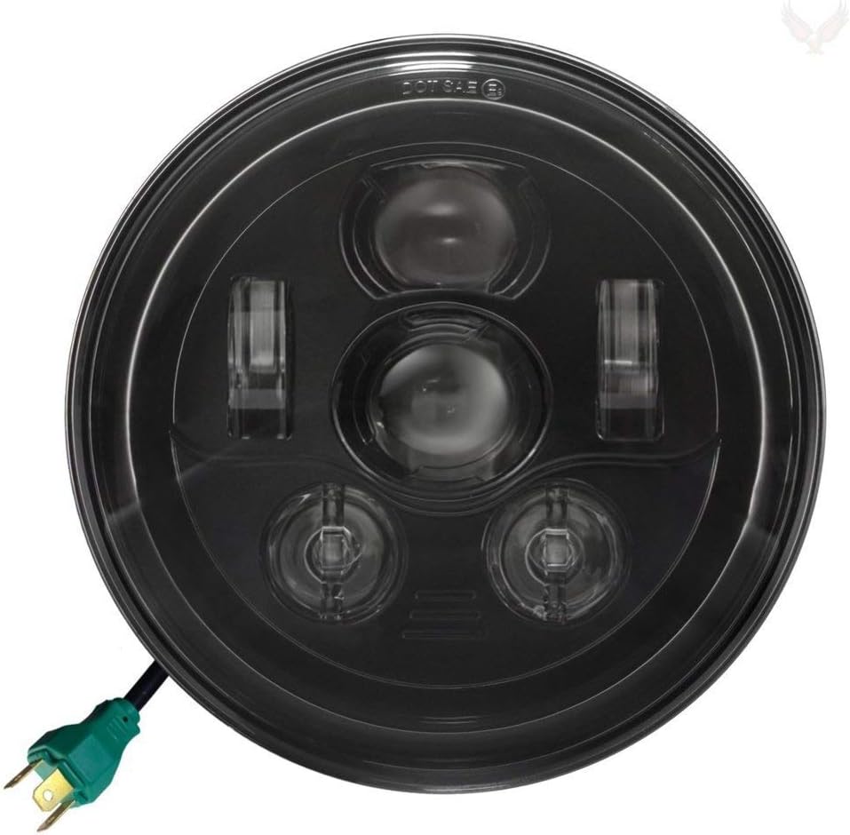 7 inch Round LED Headlight (Black) J557
