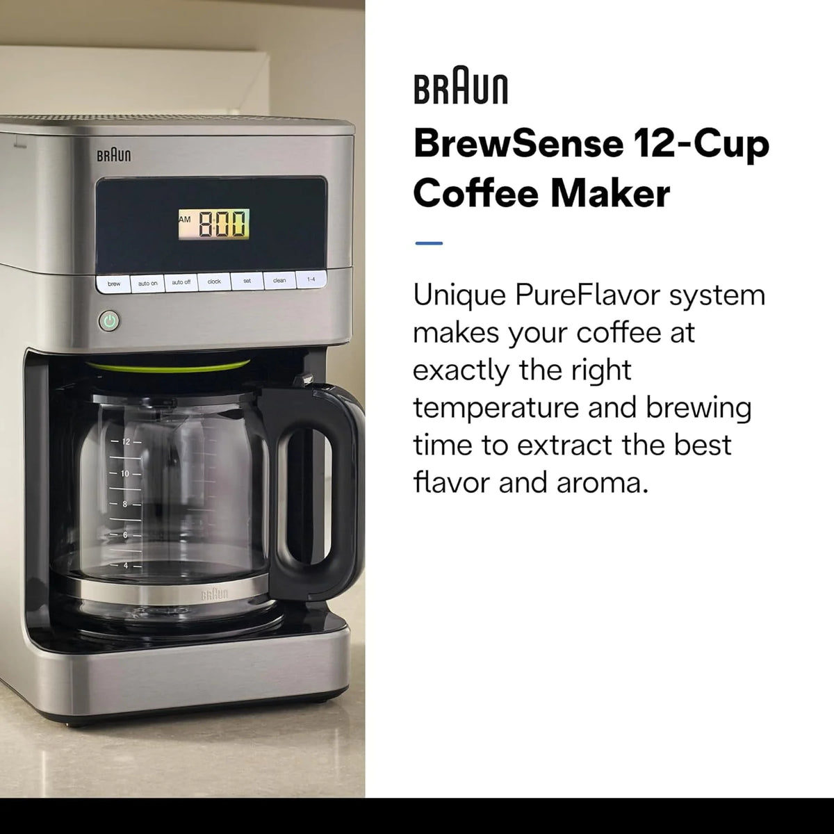 12-Cup Stainless Steel Drip Coffee Maker Q356