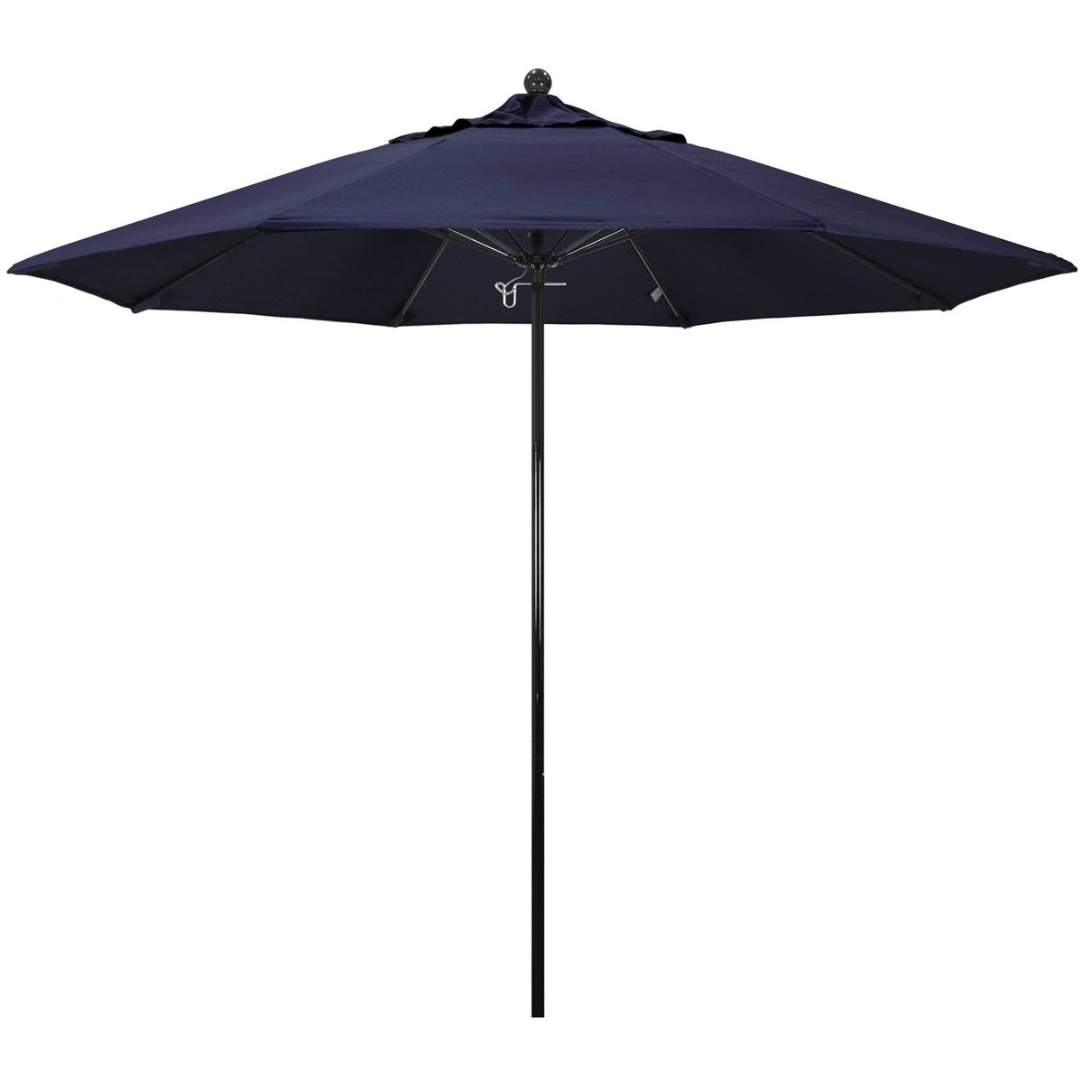 Navy Fiberglass Market Umbrella Q54880