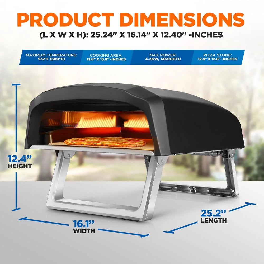 Portable Outdoor Gas Pizza Oven J183442