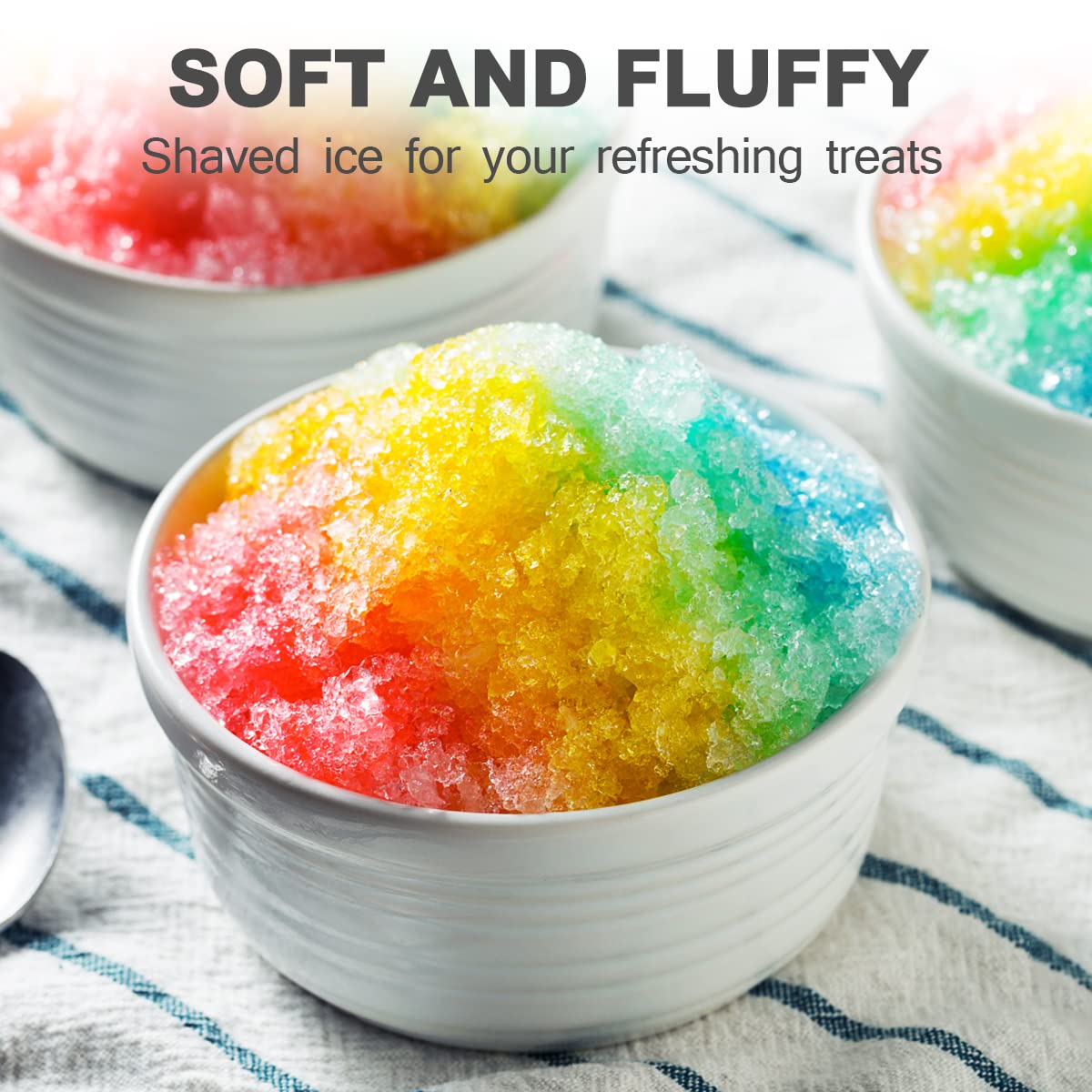Portable Shaved Ice Machine with Cube Trays H1405