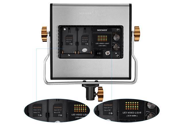 4 Packs Dimmable Bi-Color 480 LED Video Light and Stand Lighting Kit J7305