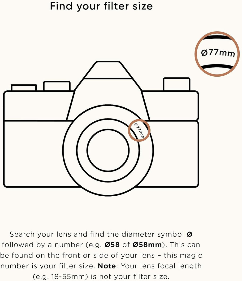 Pack of 2 55mm Variable ND Lens Filter V326