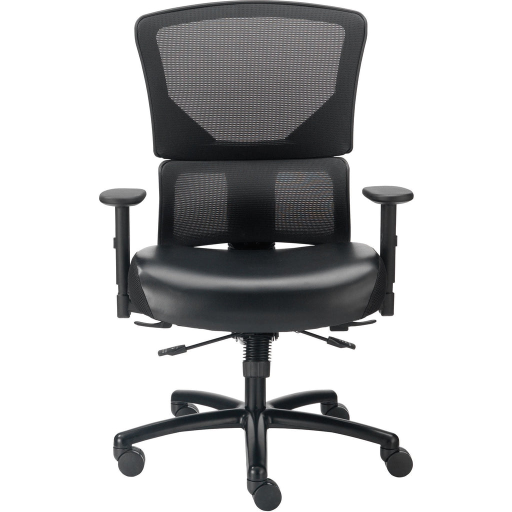 Black Mesh Back Chair with Synthetic Leather C993039