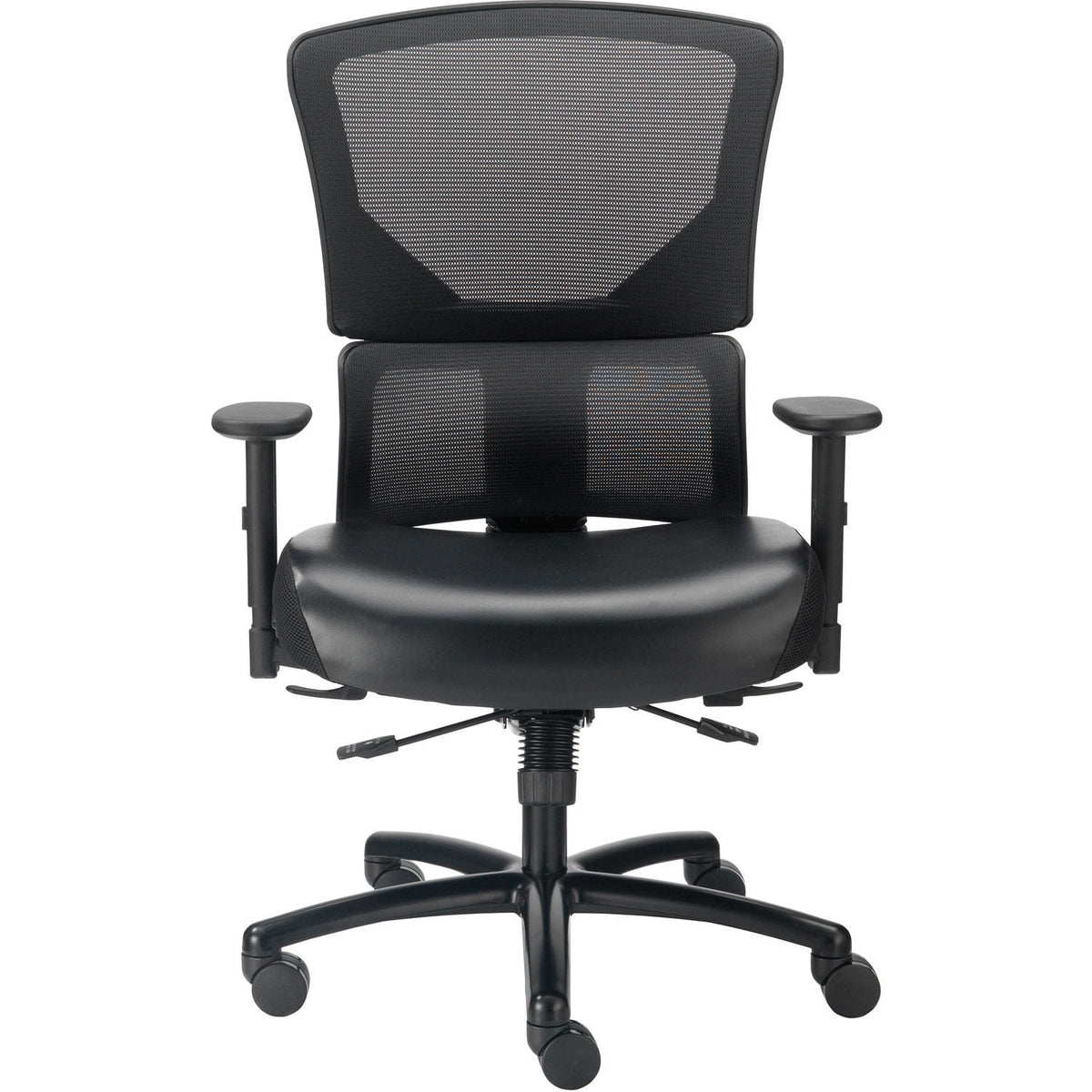 Black Mesh Back Chair with Synthetic Leather C993039