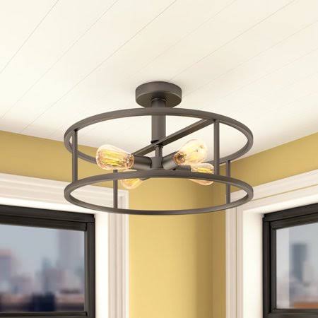 4-Light Semi Flush Mount Q436