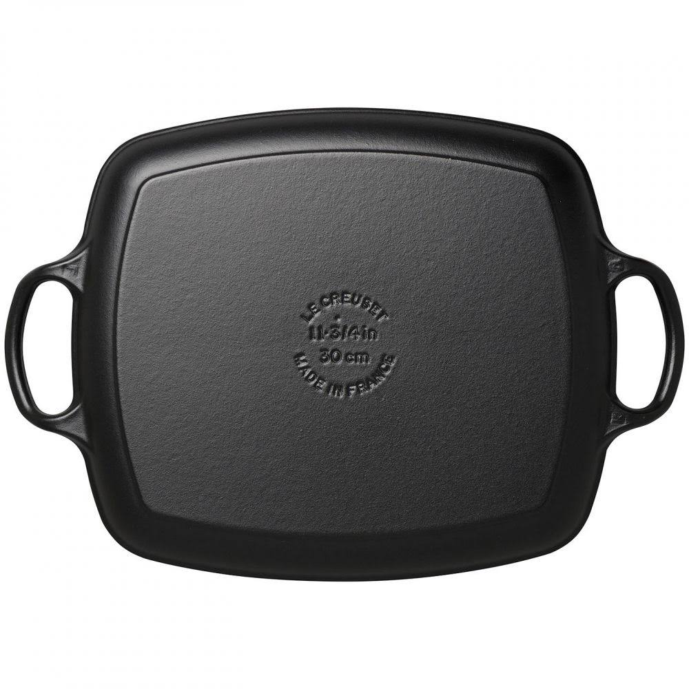 Satin Black Cast Iron Rectangular Grill X836