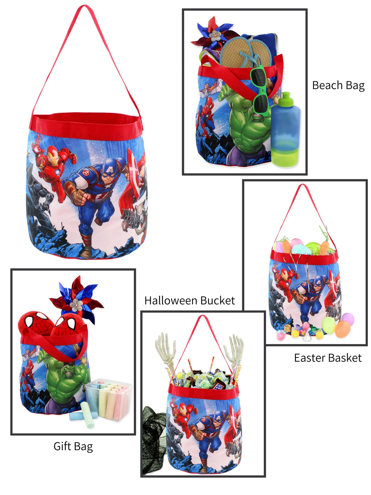 Collapsible Nylon Toy Storage Tote Bag M65246