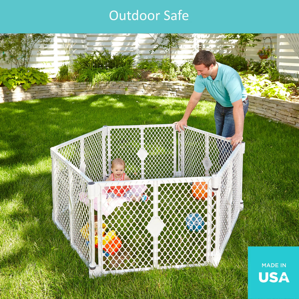 Gray Plastic Baby Play Yard F684414