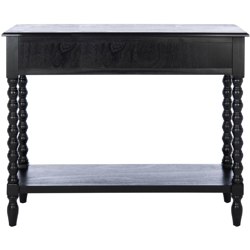 Black 2 Drawer Console Table N87237