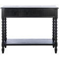 Black 2 Drawer Console Table N87237