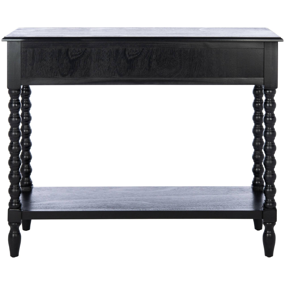 Black 2 Drawer Console Table N87237
