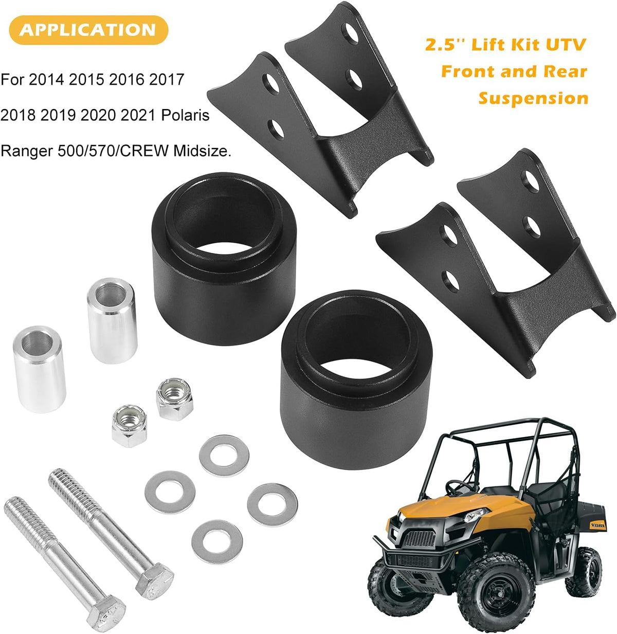 2.5'' Lift Kit UTV Front and Rear Suspension Pack of 2 F9908