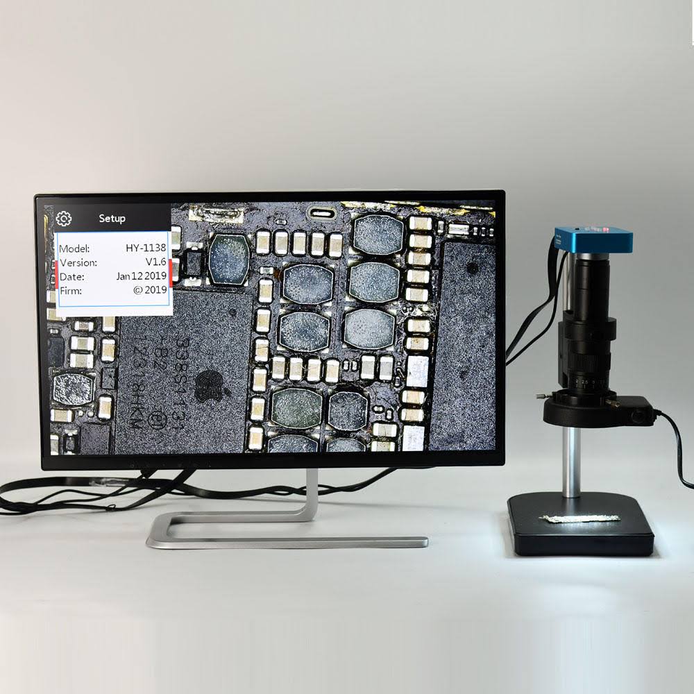 34MP 2K USB Industrial Microscope Camera with 180X C-Mount Lens K522821