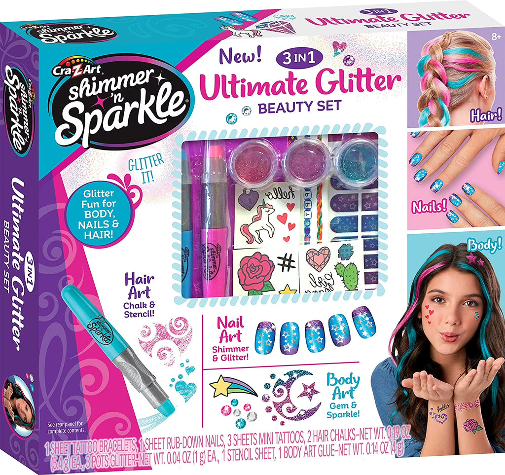 3-in-1 Glitter Beauty Set E373