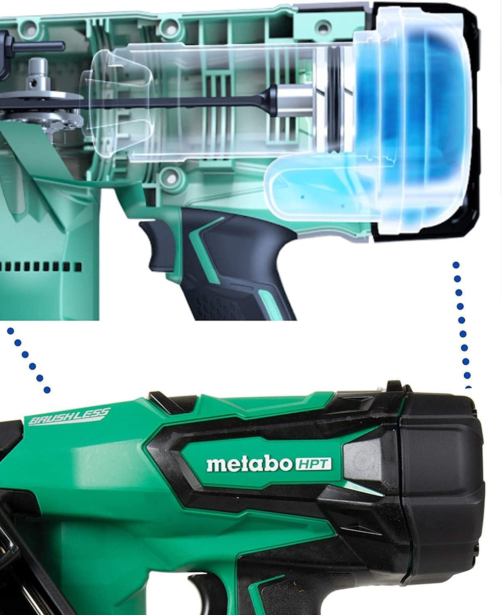 18V Brushless 15 Gauge Cordless Finish Nailer Kit T40894