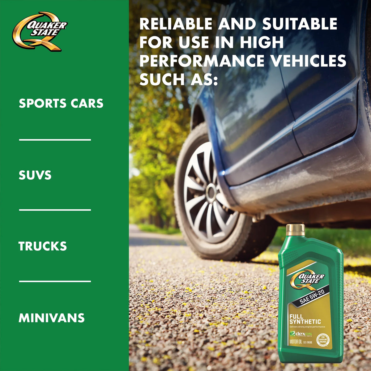 Full Synthetic 5W-20 Motor Oil, 1-Quart Y334