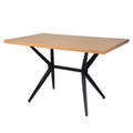 48"x30" Dining Table with Solid Metal Legs P244655